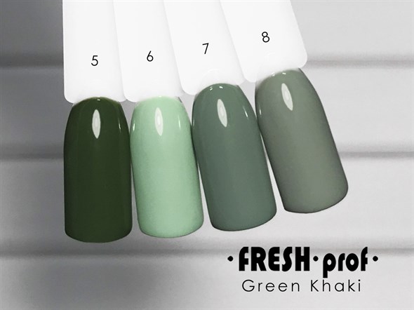 Гель-лак Fresh prof Green 06, 8 мл - фото 15270