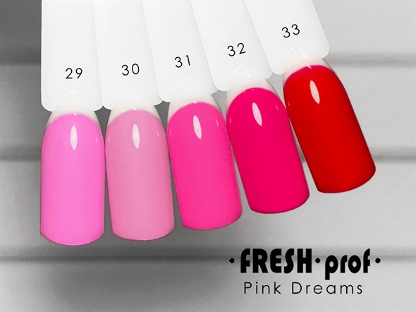 Гель-лак Fresh prof Pink P33, 8 мл - фото 15856