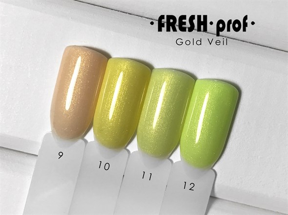 Гель-лак Fresh prof Gold Veil 10, 8 мл - фото 18638