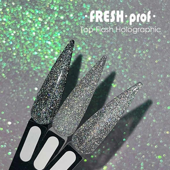 Топ Fresh Prof светоотражающий Flash Holographic, 10мл - фото 25102