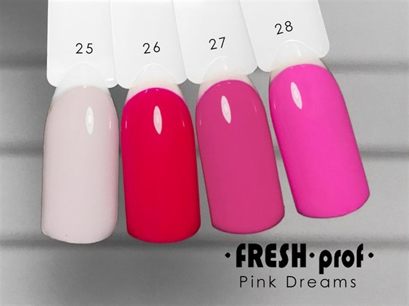 Гель-лак Fresh prof Pink P27, 8 мл - фото 32640