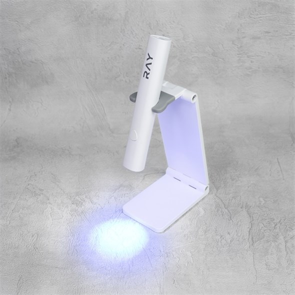 Ультрафиолетовый фонарик RAY для полимеризации с подставкой R-LIGHT - фото 34608