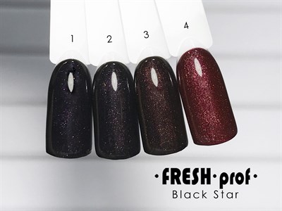 Гель-лак Fresh prof Black Star 01, 8 мл