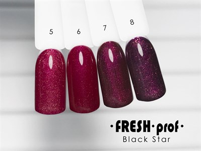 Гель-лак Fresh prof Black Star 07, 8 мл