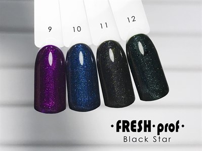Гель-лак Fresh prof Black Star 12, 8 мл