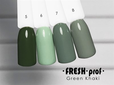 Гель-лак Fresh prof Green 06, 8 мл
