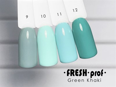 Гель-лак Fresh prof Green 10, 8 мл