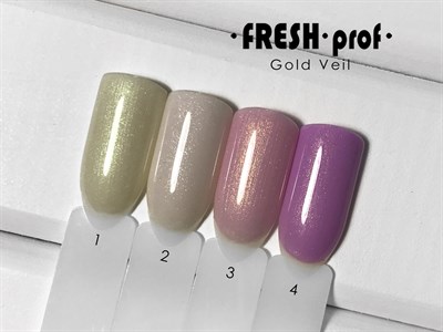Гель-лак Fresh prof Gold Veil 01, 8 мл