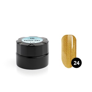 Гель-краска для дизайна ногтей TNL №24 (золото), 6 мл.