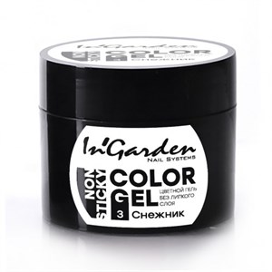 Гель-краска  InGarden  Color gel 03 Снежник, белая 5 гр