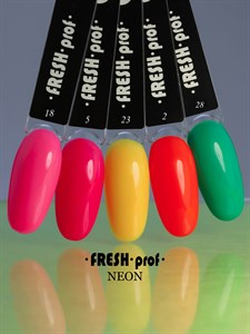 Гель-лак Fresh prof Neon № 02, 10 мл