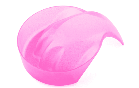 Ванночка JN для маникюра  Прозрачно-розовая
