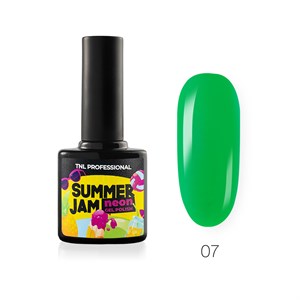 Гель-лак TNL Neon Summer Jam №07 - неоновый зеленый (10 мл.)