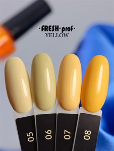 Гель-лак Fresh prof Yellow 05, 8 мл