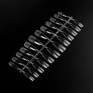 Гелевые типсы TNL для ногтей №05 эластичные, миндаль, глянцевые