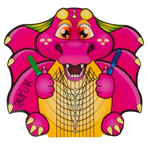 Формы на бумажной основе Дракон, 20шт IRISK (01 Розовый)