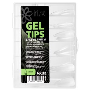 Гелевые типсы Irisk для ногтей Gel Tips Стилет, 120 шт