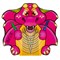 Формы на бумажной основе Дракон, 20шт IRISK (01 Розовый) - фото 34509